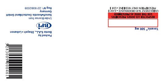 Tavanic Tablets 500mg²